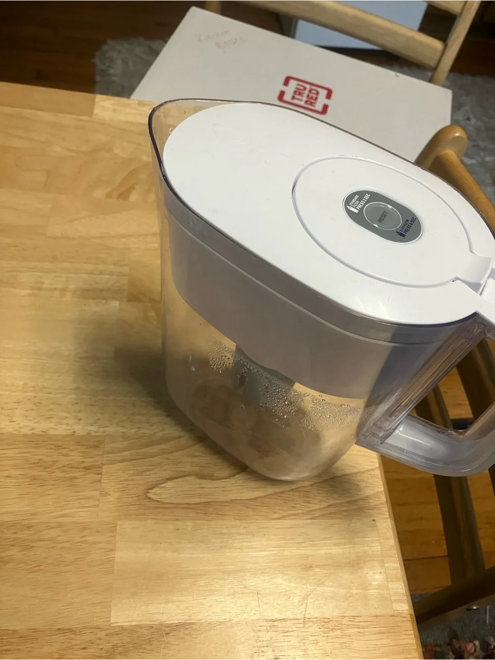 White Brita Water Filter Pitcher - Home Storage & Organization